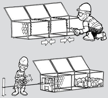 賓格石籠組裝 賓格石籠組裝